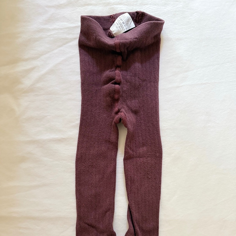Burgundy Baby Tights. SO CUTE, 12-18 months